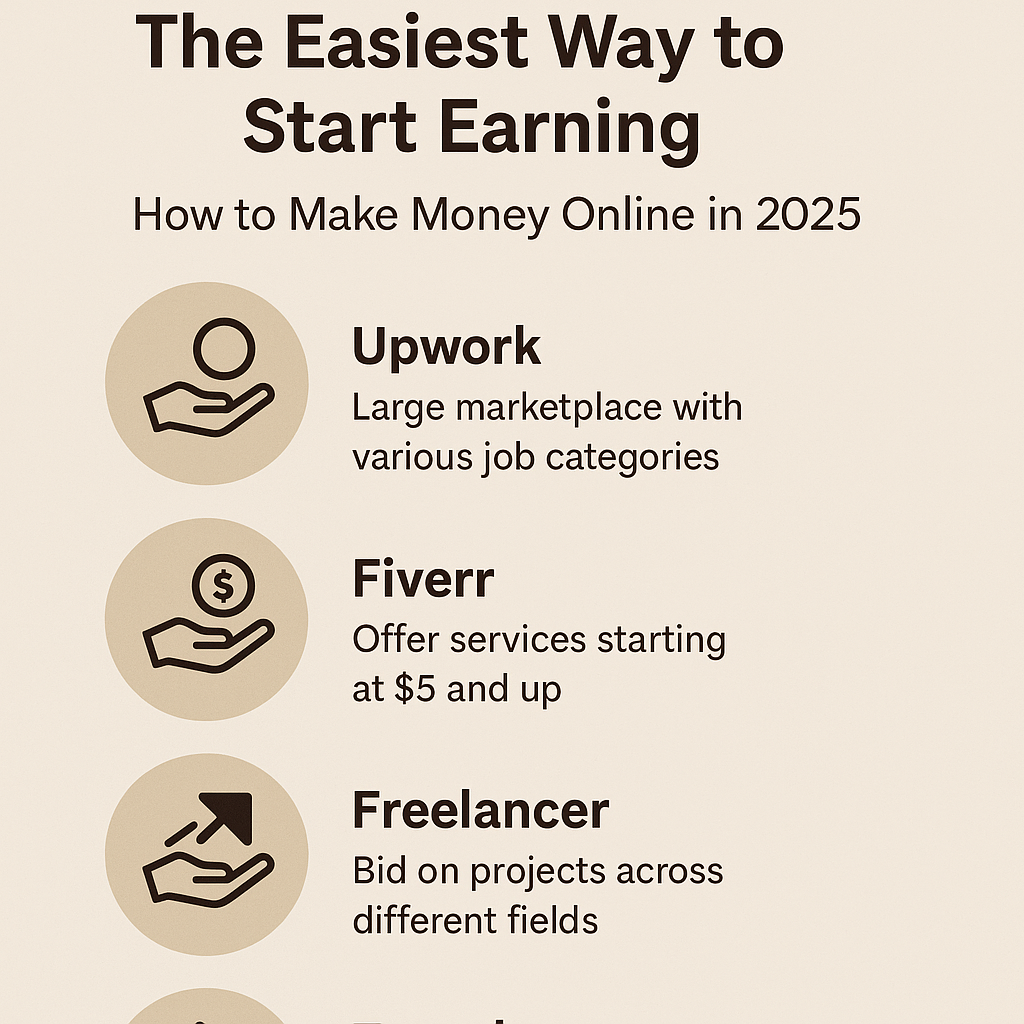 The easiest way to start Earning