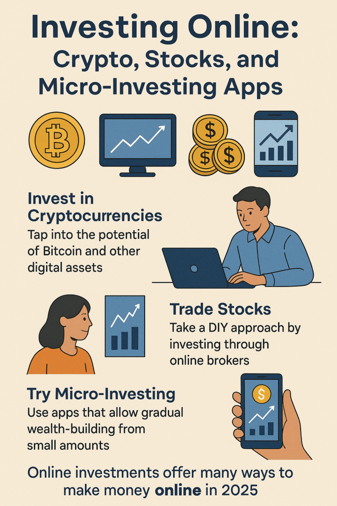 Investing Online: Crypto, Stocks, and Micro-Investing Apps