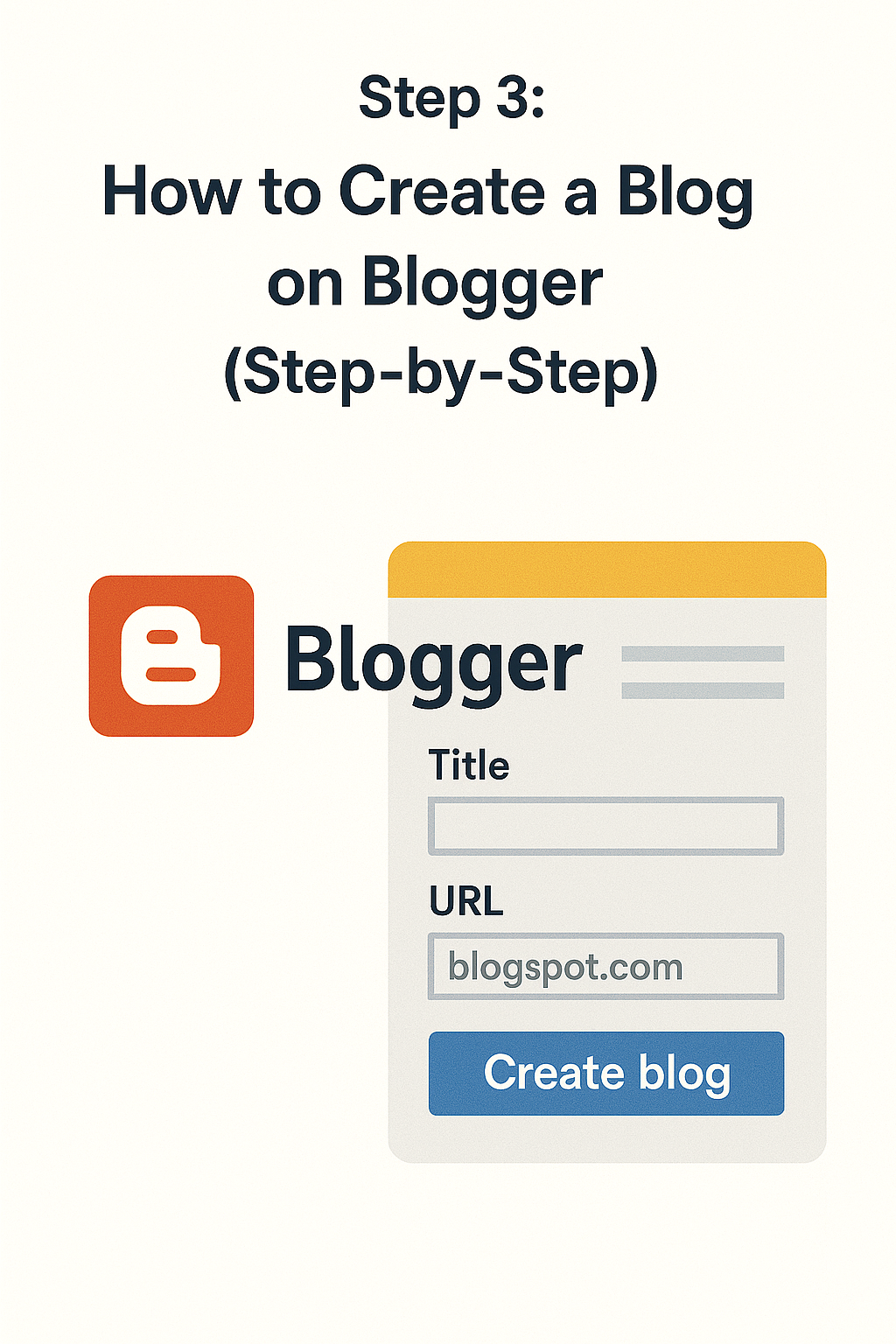How to create a blog on blogger(step- by step)